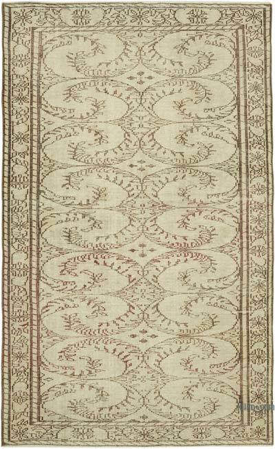 Vintage Turkish Hand-Knotted Rug - 5' 7" x 8' 11" (67 in. x 107 in.)