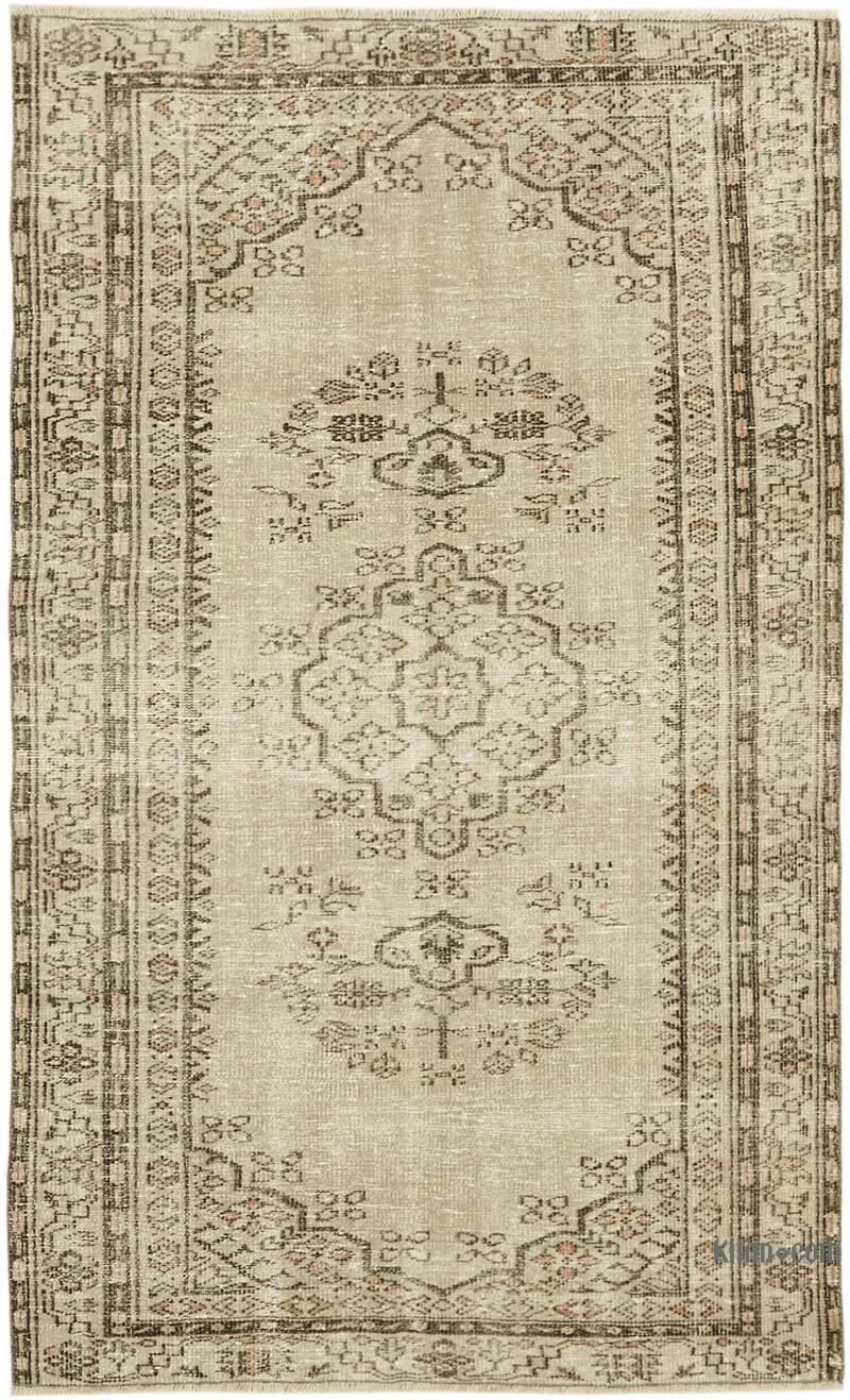 El Dokuma Vintage Halı - 142 cm x 227 cm - K0060343
