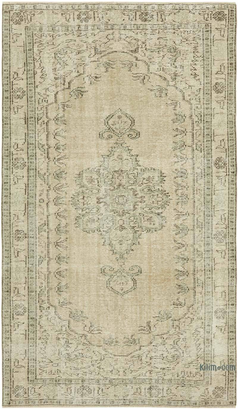 Alfombra Vintage Turca Anudada a Mano - 152 cm x 255 cm - K0060345