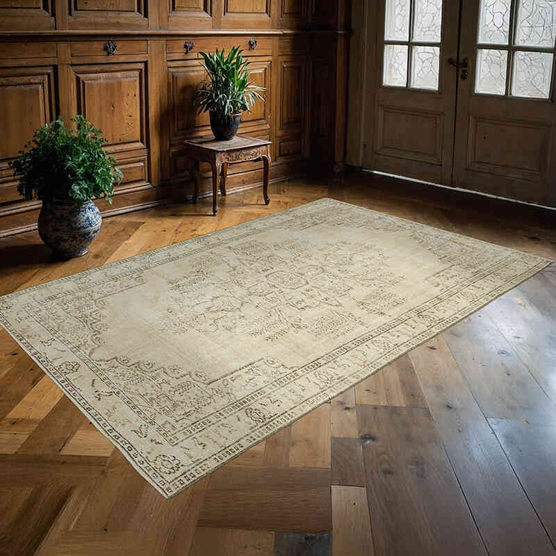El Dokuma Vintage Halı - 176 cm x 269 cm - K0060347