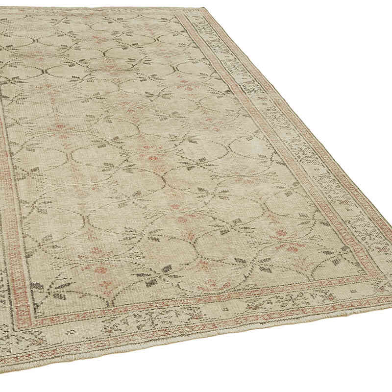 Vintage Turkish Hand-Knotted Rug - 5' 3" x 8' 7" (63" x 103") - K0060350