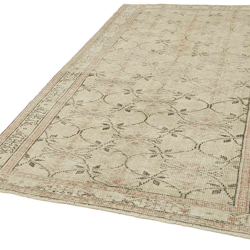 Vintage Turkish Hand-Knotted Rug - 5' 3" x 8' 7" (63" x 103") - K0060350