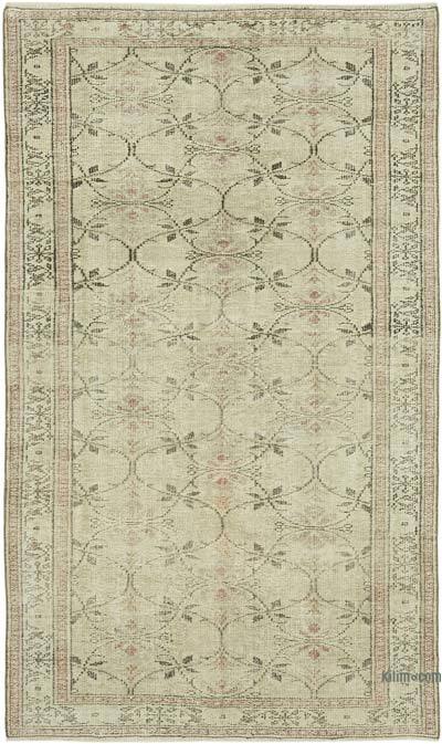 Vintage Turkish Hand-Knotted Rug - 5' 3" x 8' 7" (63 in. x 103 in.)