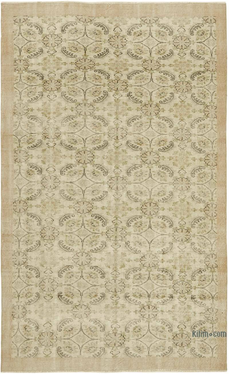 Alfombra Vintage Turca Anudada a Mano - 170 cm x 267 cm - K0060358