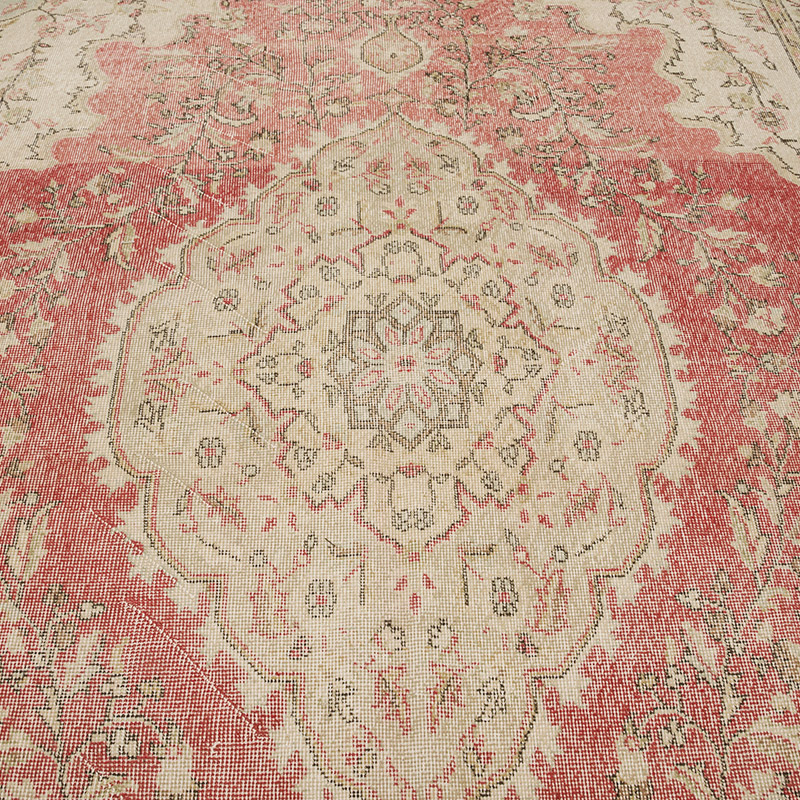 Alfombra Vintage Turca Anudada a Mano - 210 cm x 324 cm - K0060364