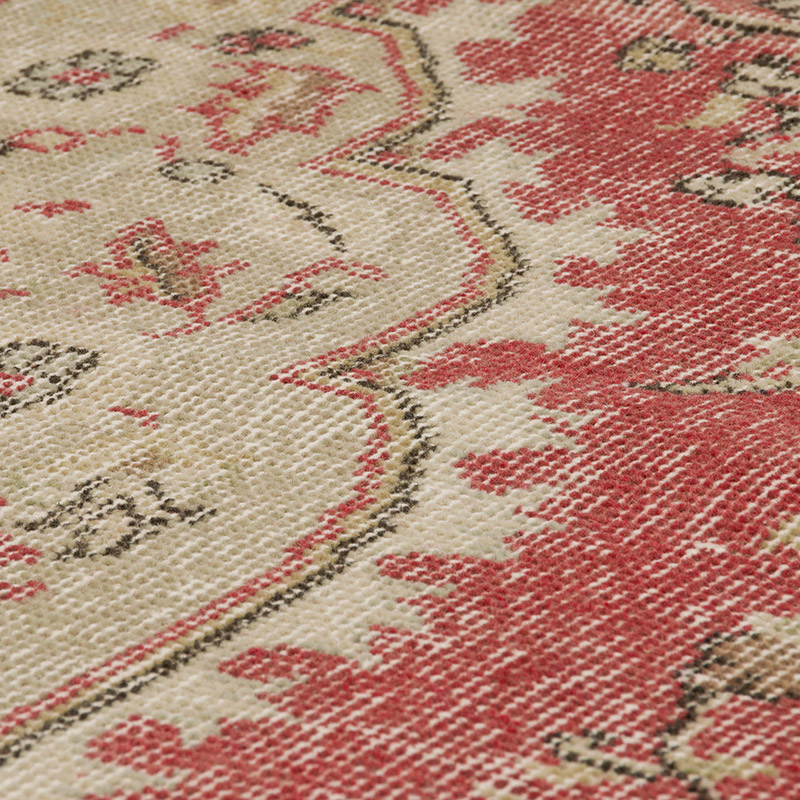 Alfombra Vintage Turca Anudada a Mano - 210 cm x 324 cm - K0060364