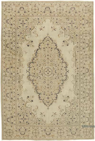 Vintage Hand-Knotted Oriental Rug - 7'  x 10' 4" (84" x 124")