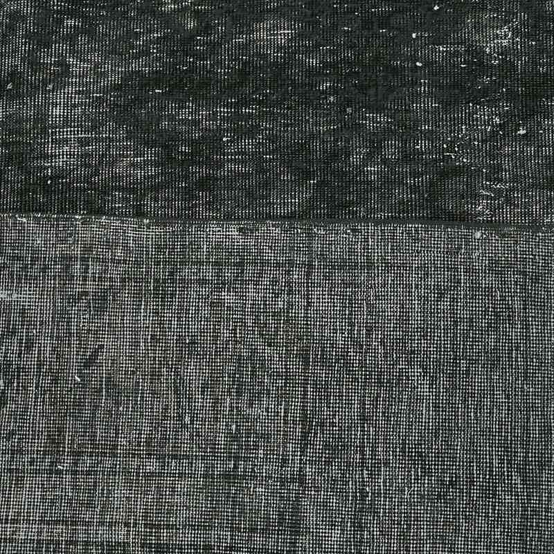 Siyah Boyalı El Dokuma Vintage Halı - 247 cm x 360 cm - K0060372