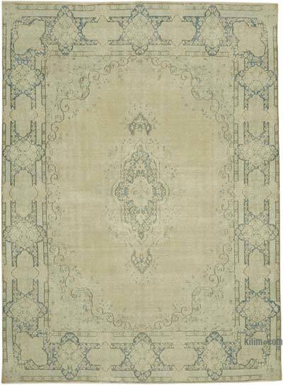 Vintage Hand-Knotted Oriental Rug - 9' 4" x 12' 9" (112 in. x 153 in.)