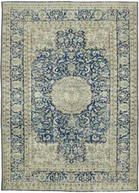 Vintage Hand-Knotted Oriental Rug - 9' 6" x 13' 5" (114" x 161")