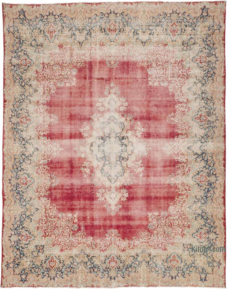 Vintage Hand-Knotted Oriental Rug - 9' 9" x 12' 8" (117" x 152") - K0060382
