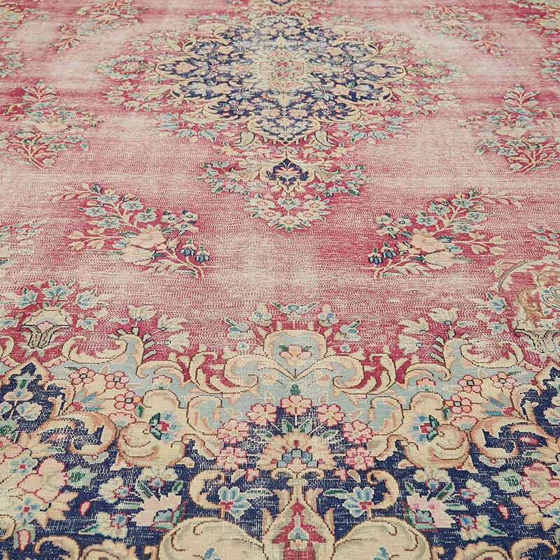 Vintage Hand-Knotted Oriental Rug - 9' 9" x 13' 1" (117" x 157") - K0060383