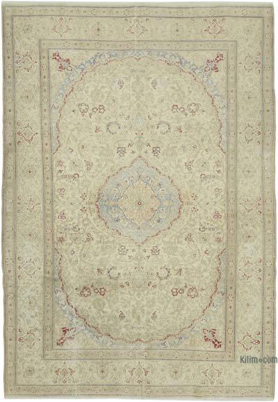 Vintage Hand-Knotted Oriental Rug - 7' 10" x 11' 4" (94 in. x 136 in.)