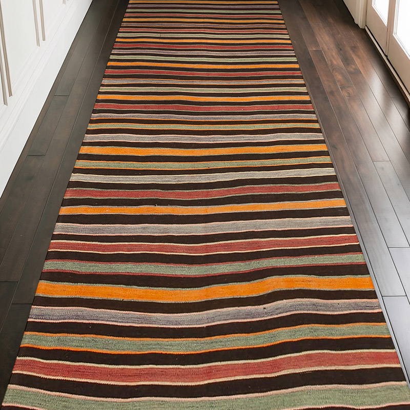 Alfombra Vintage Kilim Turca - 131 cm x 345 cm - K0060422
