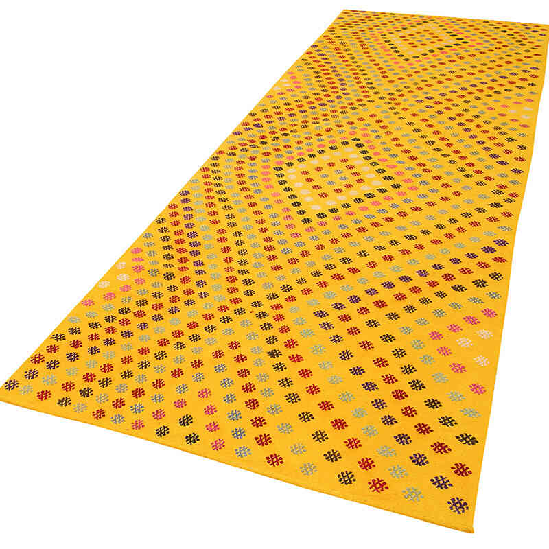 Alfombra Vintage Anatolian Kilim - 120 cm x 370 cm - K0060428