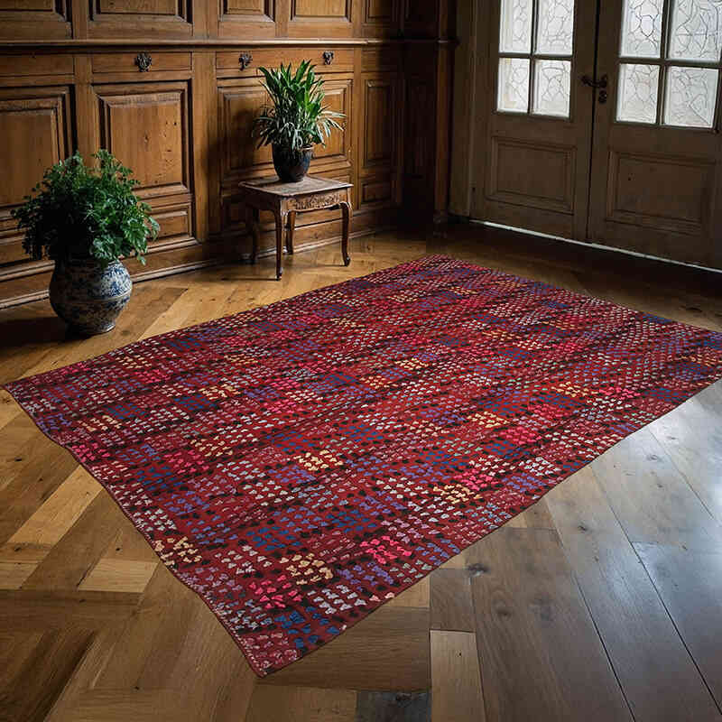 Vintage Anadolu Kilim - 177 cm x 243 cm - K0060436