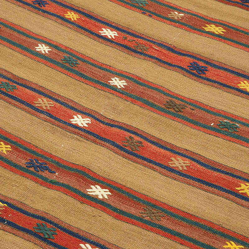 Vintage Fethiye Kilim Rug - 5' 2" x 8' 6" (62" x 102") - K0060447