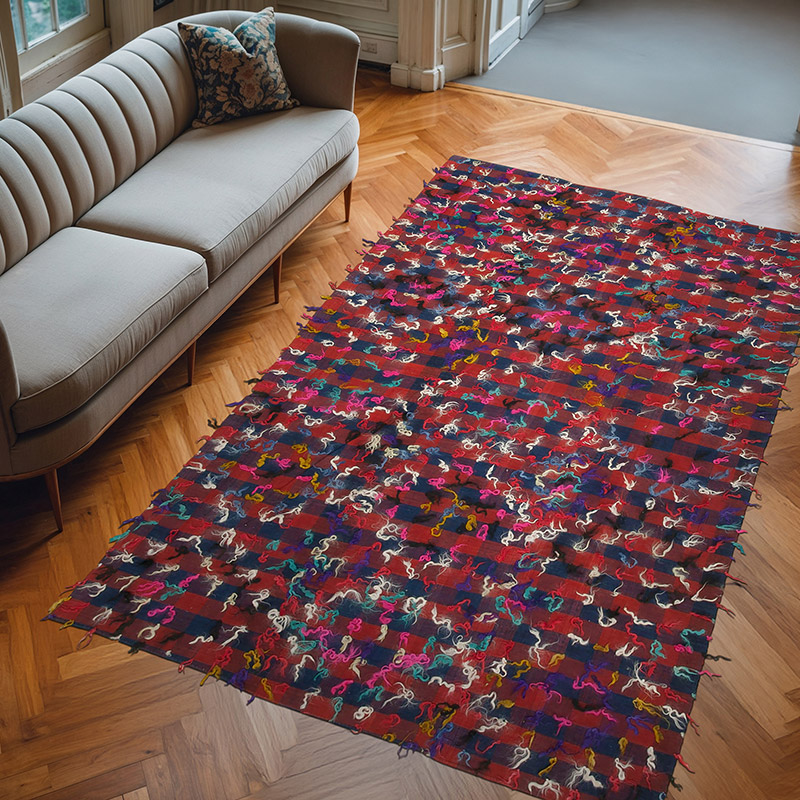Alfombra Vintage Anatolian Kilim - 187 cm x 295 cm - K0060464