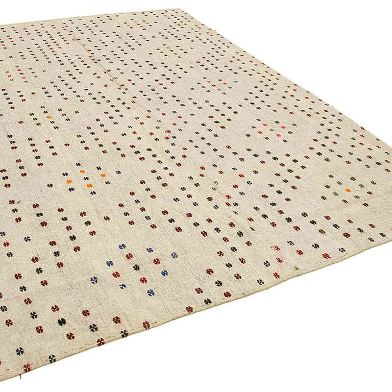 Vintage Anatolian Flatweave - 7' 6" x 10' 8" (90" x 128") - K0060466