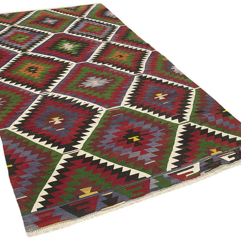 Vintage Turkish Kilim Rug - 4' 11" x 9'  (59" x 108") - K0060480