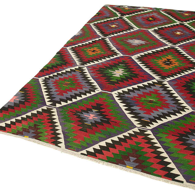 Vintage Turkish Kilim Rug - 4' 11" x 9'  (59" x 108") - K0060480