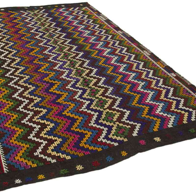 Vintage Anatolian Jijim Rug - 6' 2" x 9' 6" (74 in. x 114 in.) - K0060484