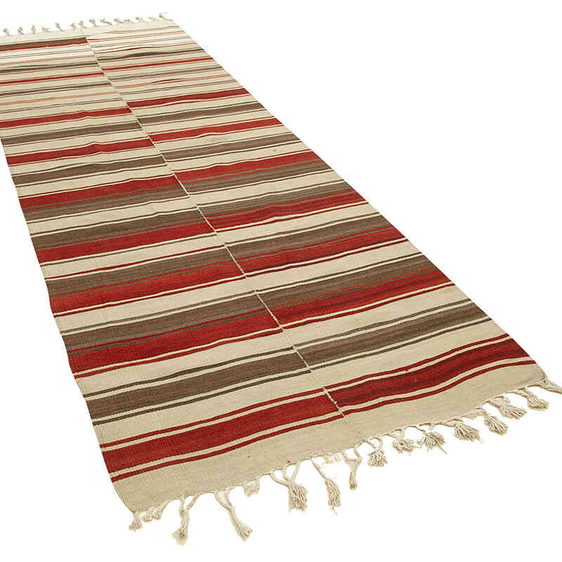 Alfombra Vintage Anatolian Kilim - 111 cm x 330 cm - K0060494
