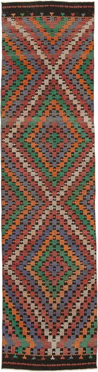 Corredor Vintage de Anatolia Jijim - 90 cm x 353 cm