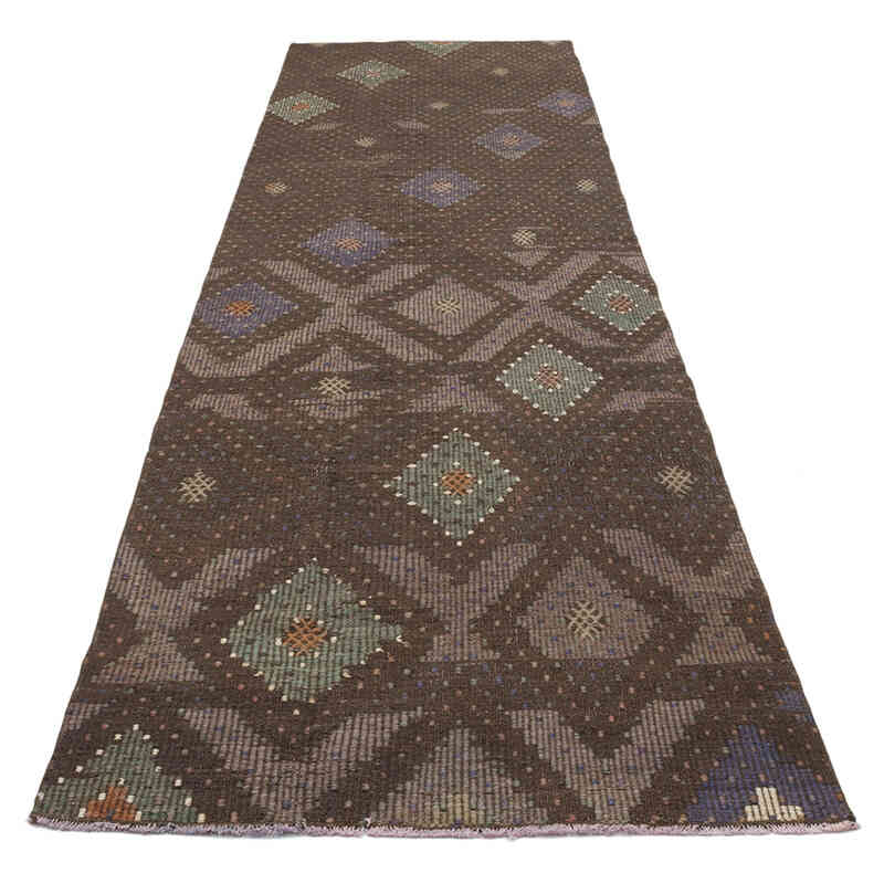 Vintage Anatolian Jijim Runner - 2' 11" x 10' 8" (35" x 128") - K0060512