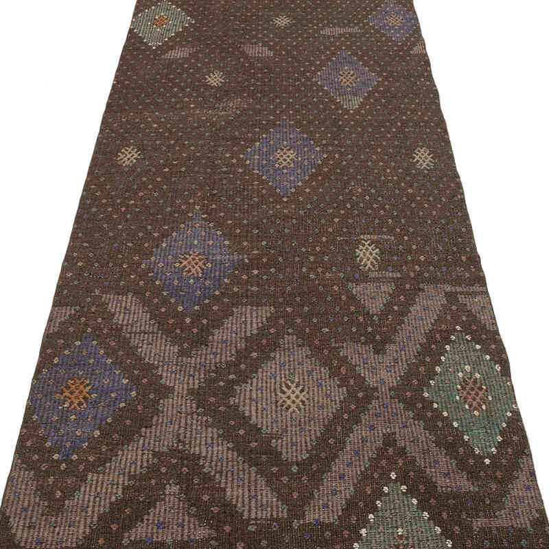 Vintage Anatolian Jijim Runner - 2' 11" x 10' 8" (35" x 128") - K0060512