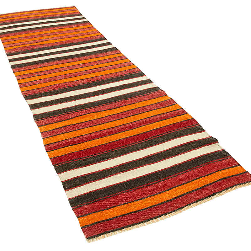 Vintage Anadolu Kilim Yolluk - 97 cm x 328 cm - K0060523