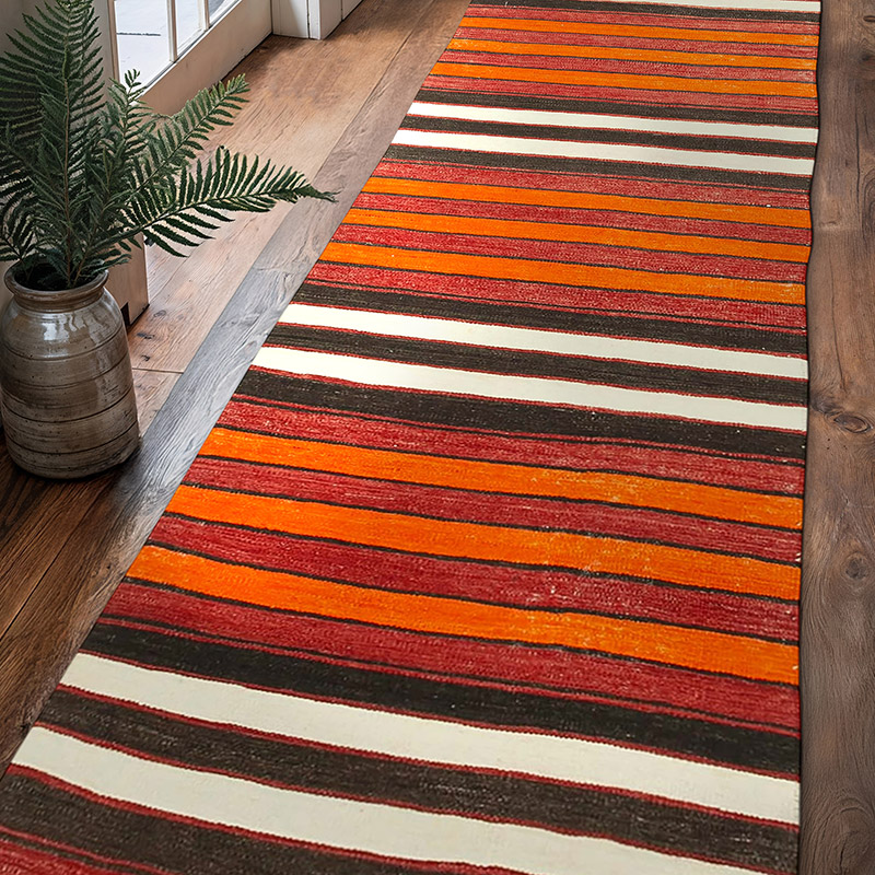 Vintage Anadolu Kilim Yolluk - 89 cm x 316 cm - K0060529