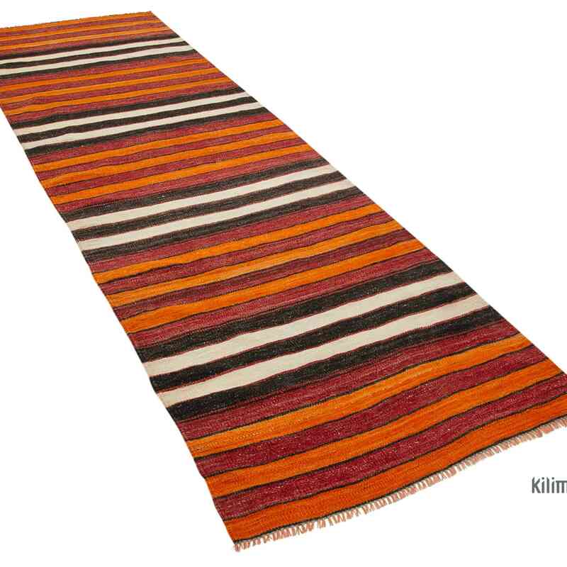 Vintage Anatolian Kilim Runner - 3' 3" x 10' 6" (39" x 126") - K0060532