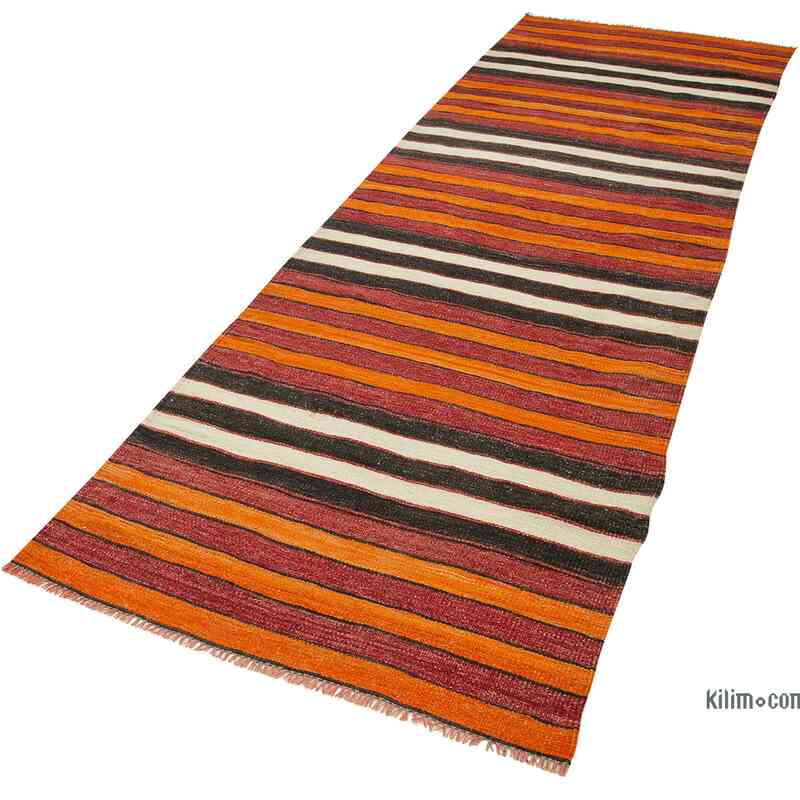Vintage Anatolian Kilim Runner - 3' 3" x 10' 6" (39" x 126") - K0060532