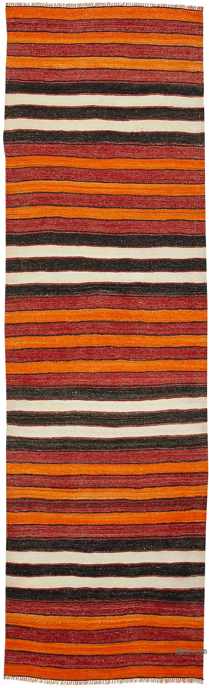 Vintage Anatolian Kilim Runner - 3' 3" x 10' 6" (39" x 126") - K0060532