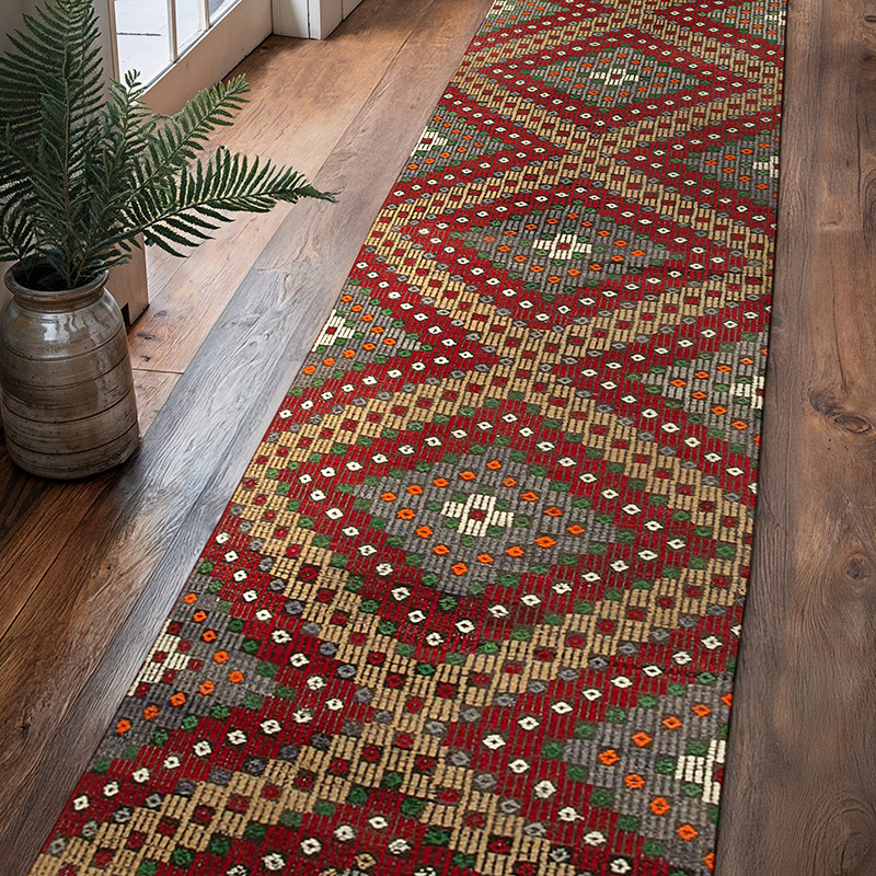 Vintage Anadolu Cicim Yolluk - 86 cm x 373 cm - K0060537