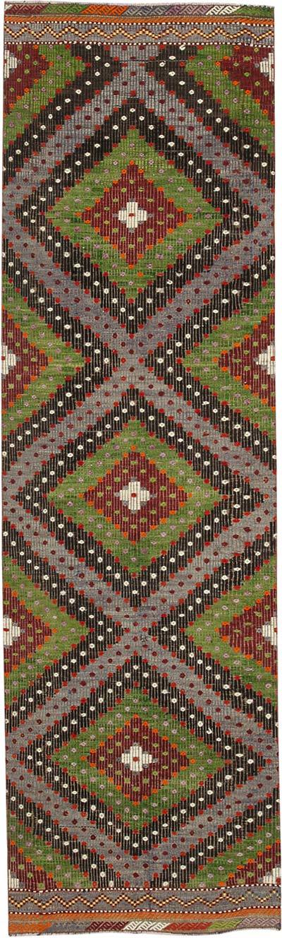 Vintage Anadolu Cicim Yolluk - 93 cm x 321 cm