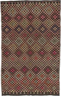 Vintage Anatolian Jijim Rug - 6' 8" x 10' 3" (80" x 123")