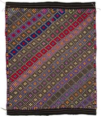 Vintage Anatolian Jijim Rug - 6' 3" x 7' 9" (75" x 93")
