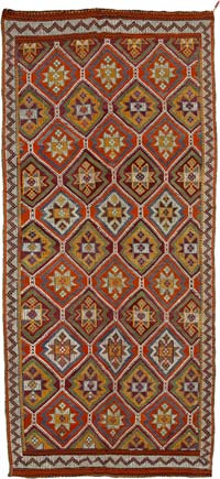 Vintage Anadolu Cicim  - 147 cm x 320 cm
