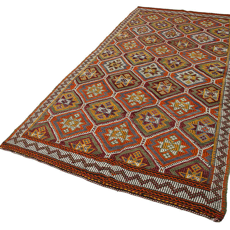 Vintage Anatolian Jijim Rug - 4' 10" x 10' 6" (58" x 126") - K0060723