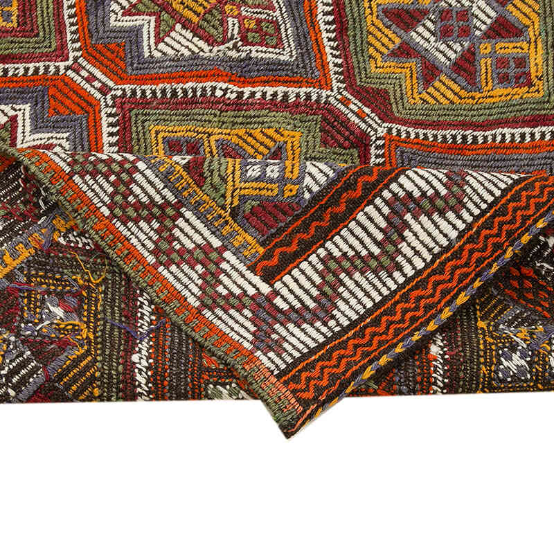 Vintage Anatolian Jijim Rug - 4' 10" x 10' 6" (58" x 126") - K0060723