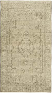 Vintage Turkish Hand-Knotted Rug - 4' 11" x 8' 7" (59" x 103")
