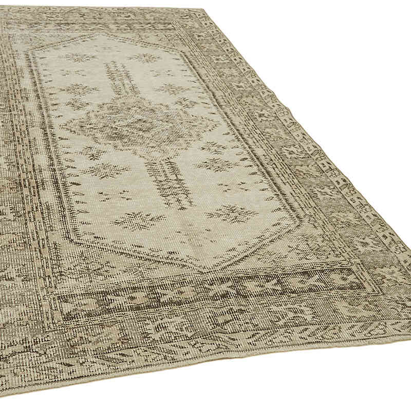 Vintage Turkish Hand-Knotted Rug - 5' 3" x 9' 1" (63" x 109") - K0060752