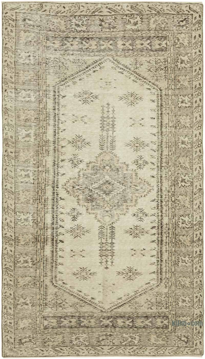 Vintage Turkish Hand-Knotted Rug - 5' 3" x 9' 1" (63" x 109") - K0060752