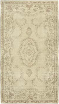Vintage Turkish Hand-Knotted Rug - 4' 4" x 8' 9" (52" x 105")