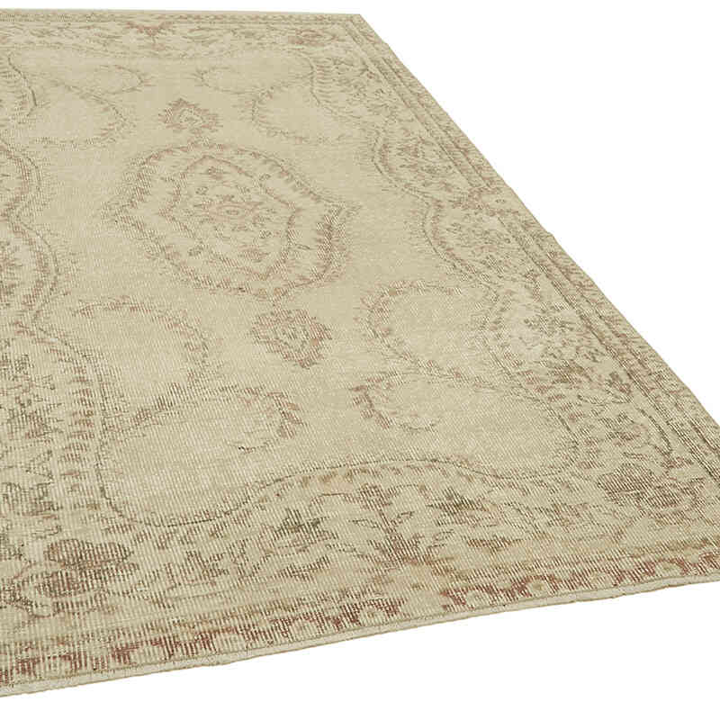 Vintage Turkish Hand-Knotted Rug - 4' 4" x 8' 9" (52" x 105") - K0060755