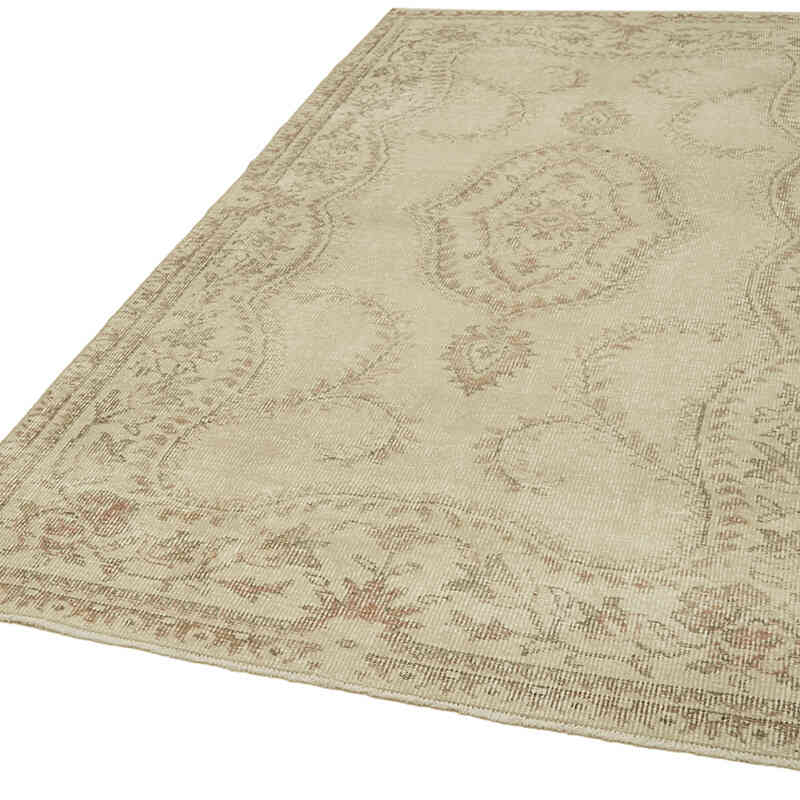Vintage Turkish Hand-Knotted Rug - 4' 4" x 8' 9" (52" x 105") - K0060755