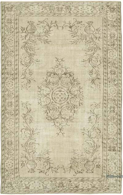 Vintage Turkish Hand-Knotted Rug - 5' 10" x 9' 4" (70" x 112")