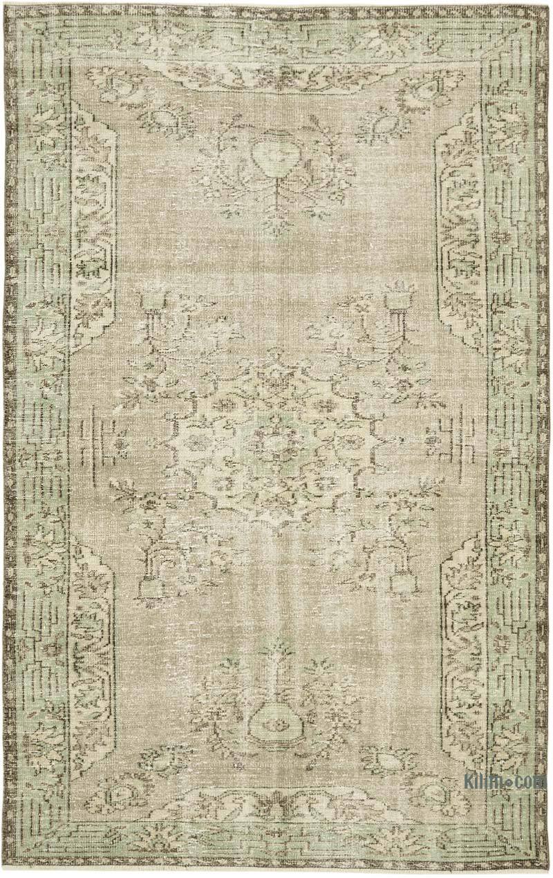 Vintage Turkish Hand-Knotted Rug - 5' 9" x 9' 2" (69" x 110") - K0060758